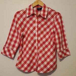 Dina k plaid shirt size small